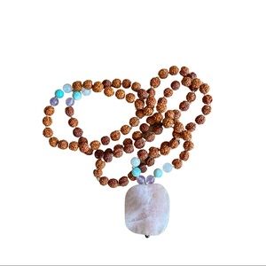 Tiny Devotions Shanti Mala | Rose Quartz